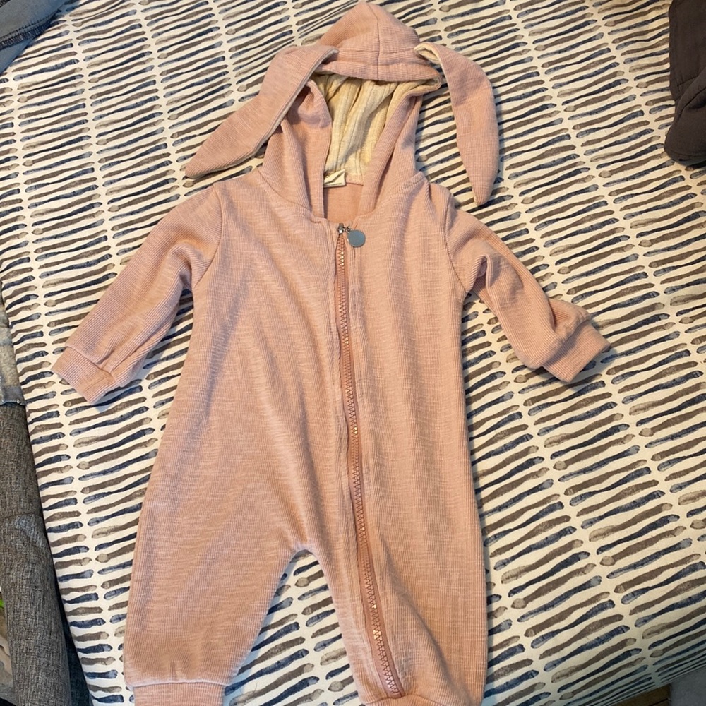 Bunny ear zip up